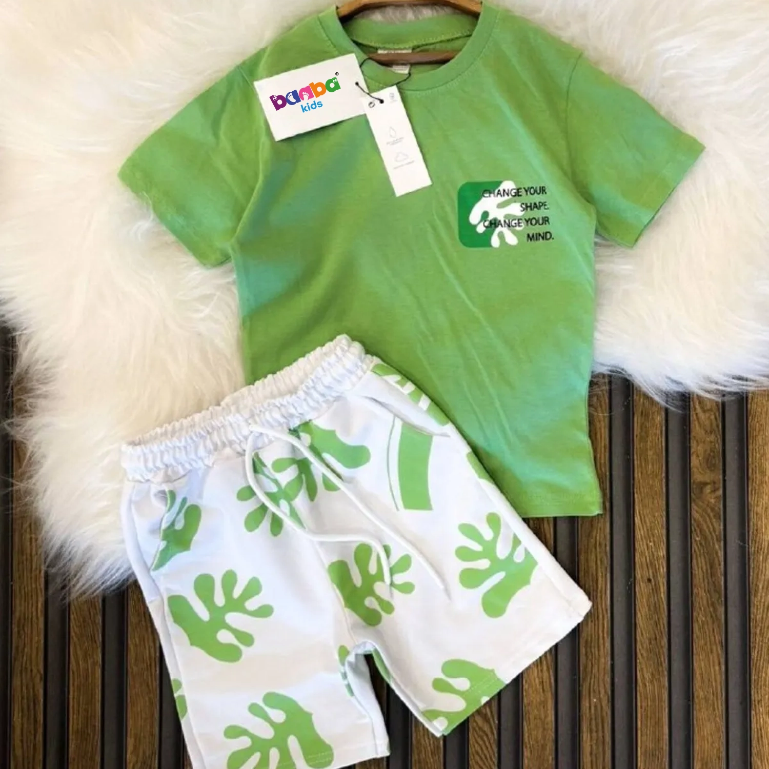 f1 Tişört ve Şort 2 li Yazlık Takım - Görsel 1