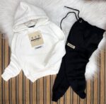 Burberry Baskılı Üç İplik Şardonlu Tam Kışlık Takım, - Görsel 6