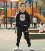 Burberry Baskılı Üç İplik Şardonlu Tam Kışlık Takım, - Görsel 2