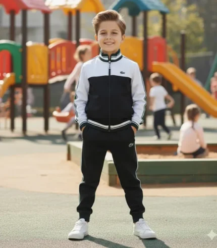 Lacoste Baskılı Suprem Kumaş Pamuklu Penye Takım