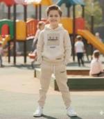 Burberry Baskılı Üç İplik Şardonlu Tam Kışlık Takım, - Görsel 3