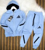 Adidas Baskılı Suprem Pamuklu Penye Kumaş Takım - Görsel 3