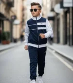 Lacoste Baskılı Doubleface Kumaş Alt Üst Eşofman Takımı A Kalite - Görsel 5