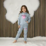 Palmangles Baskılı Üç İplik Şardonlu Takım