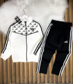 Adidas Baskılı Doubleface Kumaş Alt Üst Eşofman Takımı A Kalite - Görsel 2