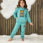 Moschıno Baskılı Üç İplik Şardonlu Takım