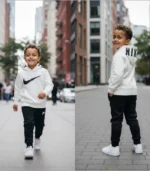 Nike Baskılı Suprem Kumaş Sıkı Dokuma Kapüşonlu Takım