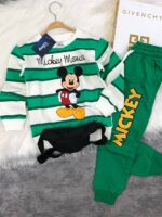 Mickey Baskılı Çantalı Alt Üst Şık Takım - Görsel 2