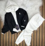 Süper Üçlü Kışlık Takım Yağmur Geçirmez Mont Kapüşonlu Şardonlu - Görsel 2