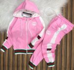 Kız Çocuk için İki İplik Kompakt Kumaş Kaliteli Eşofman Takımı - Görsel 2