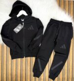 Adidas Baskılı Suprem Pamuklu Penye Kumaş Takım - Görsel 2