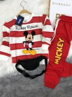 Mickey Baskılı Çantalı Alt Üst Şık Takım - Görsel 3