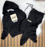 Burberry Baskılı Üç İplik Şardonlu Tam Kışlık Takım, - Görsel 4