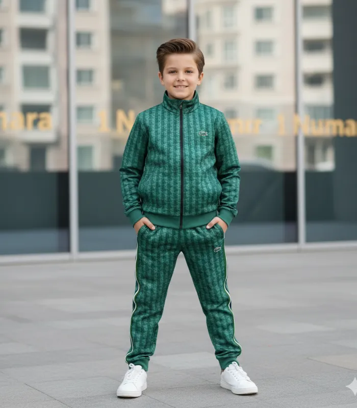 urun-gorseli-27 Lacoste Baskılı Dalgıç Kumaş Takım - Görsel 1