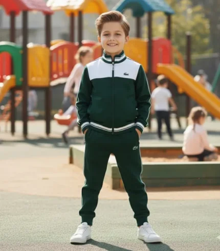 Lacoste Baskılı Alt Üst Suprem Pamuklu Penye Takım