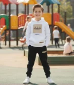 Burberry Baskılı Üç İplik Şardonlu Tam Kışlık Takım,