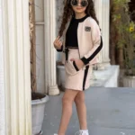 Süper Üçlü Kız Çocuk Penye Takım