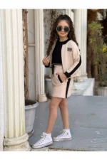 Süper Üçlü Kız Çocuk Penye Takım - Görsel 5