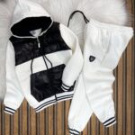 Armani Baskılı A Kalite Üç İplik Jardonlu Tam Kışlık Takım