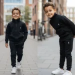 Polo Baskılı Balıkçı Yaka Fermuarlı Alt Üst Takım