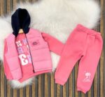 Süper Kapuşonlu Üçlü Takım Jardonlu Tam kışlık - Görsel 2