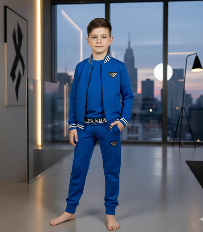 4_4_11zon Prada Baskılı Takım - Görsel 1