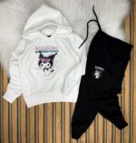 Dısney Kuromi Baskılı A Kalite Kapüşonlu Takım - Görsel 2