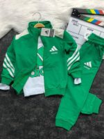 Kız Çocuk Adidas Baskılı Kapüşonlu Yazlık Takım – Suprem Kumaş - Görsel 4