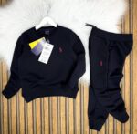 Polo Baskılı Üç İplik Suprem Pamuklu Alt Üst Eşofman Takımı - Görsel 3