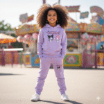 Dısney Kuromi Baskılı A Kalite Kapüşonlu Takım