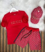 Gucci Baskılı Şapkalı Takım A Klite - Görsel 2